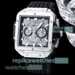 Best Quality Replica Hublot Square Bang Unico Automatic Watches Black Rubber Band